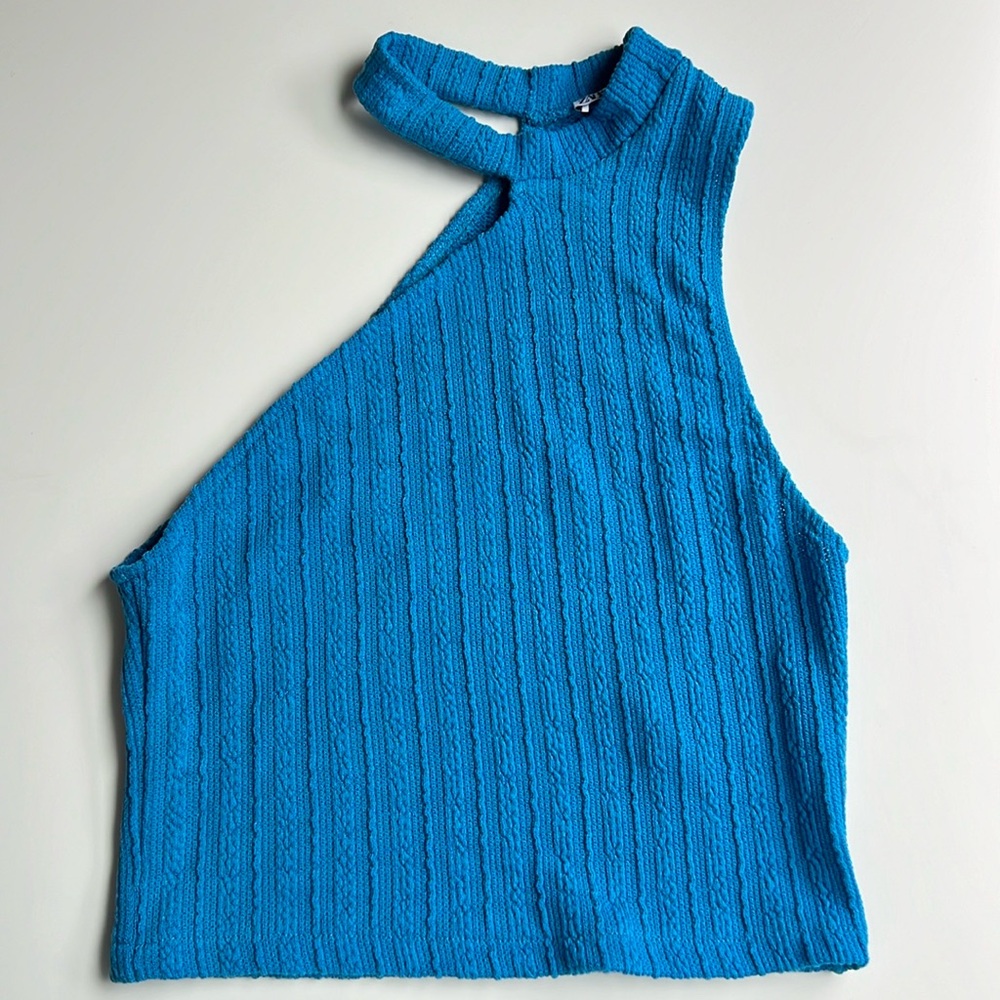ZARA cable knit cut out crop top, no tag but never been worn.